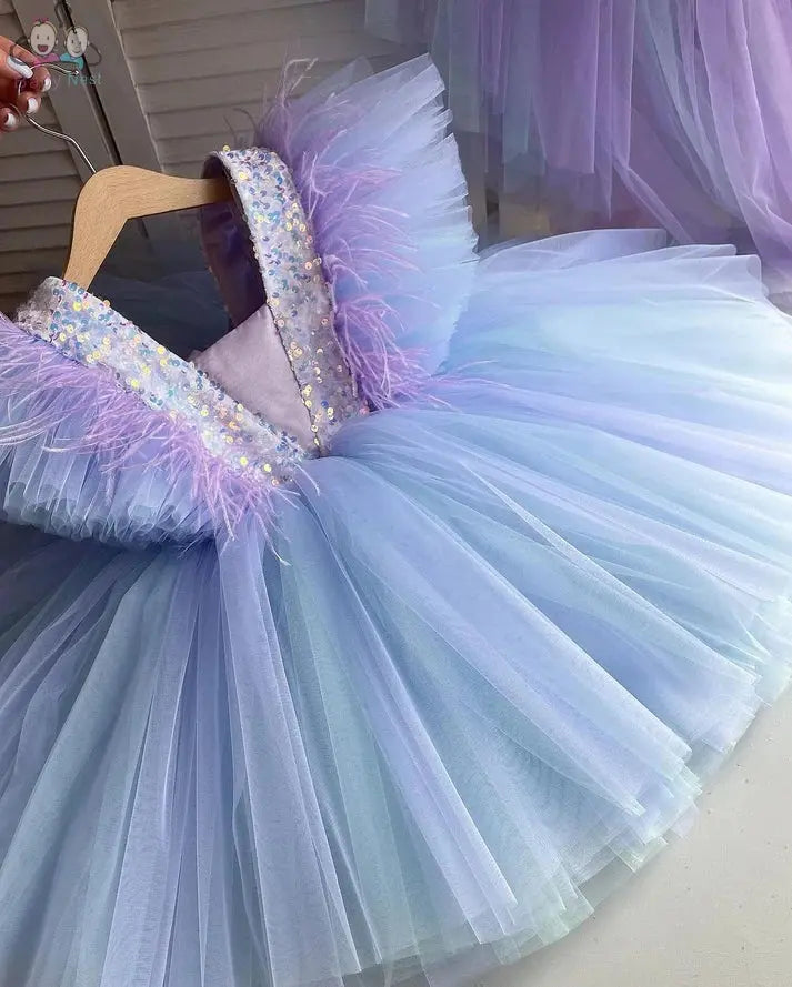 Beautiful Rainbow Tail Dress babynest