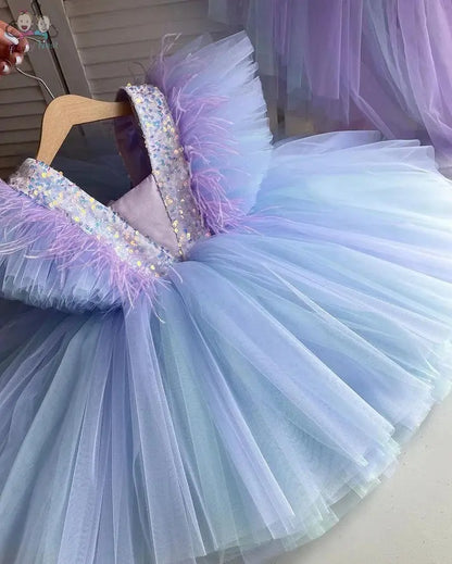 Beautiful Rainbow Tail Dress babynest