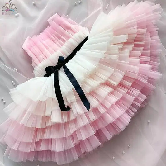 Baby Girls Net Party wear frock babynest